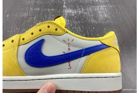 OG Retro Low 1 Jordan Canary DZ4137-700 Scott SP Travis 0206